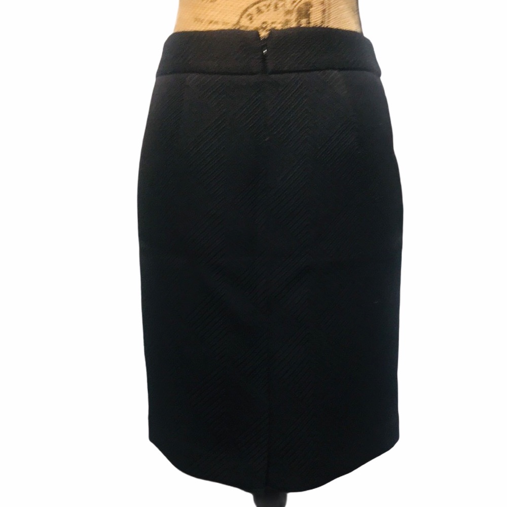 Banana Republic Black Pencil Skirt Petite Size 4 - Picture 3 of 7